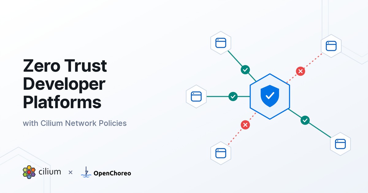 Zero-Trust Developer Platforms with Cilium Network Policies